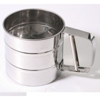 Culinary Edge 3 Cup Stainless Steel Flour Sifter CULD1048